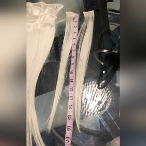 Platinum Ice 16" Hair Extentions Euronext Clipins
